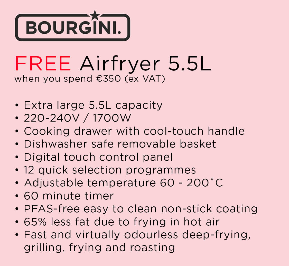 Bourgini Airyfryer Features